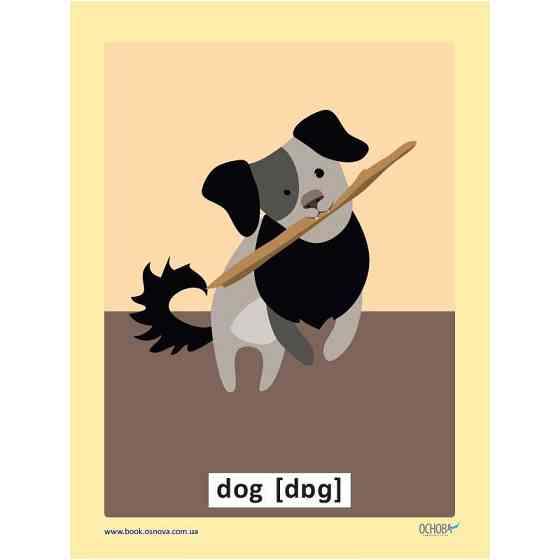 Демонстрационные флэш-карочки Английский язык ЗПП051 двусторонние Винница