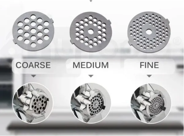 Электромясорубка Domotec MS-2019 Red 2800 Вт с насадками для колбас, кеббе и томатов, реверс, 3 диска Одесса - изображение 4