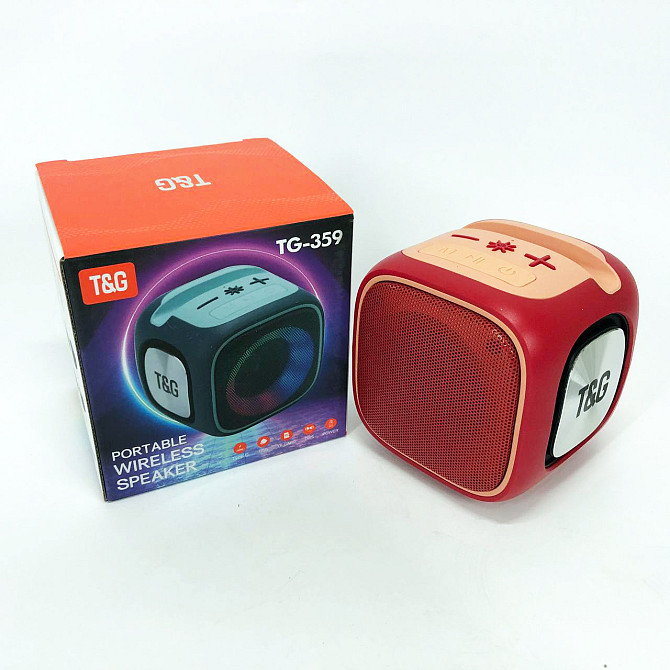 Аккумуляторная bluetooth колонка TG359, Портативная блютуз колонка XN-835 поддержка флешек Киев - изображение 8