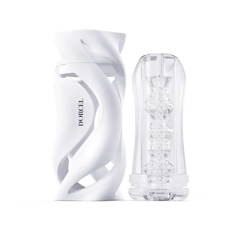 Мастурбатор Dorcel DEEP BLOW WHITE, подвійне використання Львів - фото 1
