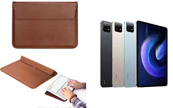 Чохол-конверт VitoCase для Xiaomi Mi Pad 6, з функцією підставки для планшета Коричневий Київ