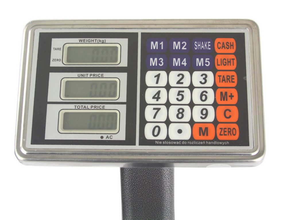 Електронні ваги платформні до 150 кг складські Mar-Pol (M90165) Нововолинськ - фото 7