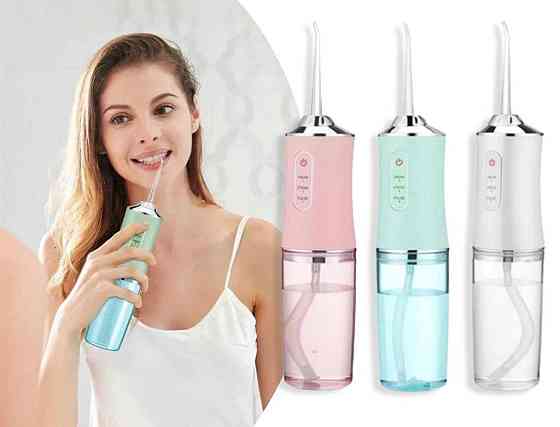 Іригатор ORAL IRRIGATOR з насадками, регулюванням тиску та зручністю для щоденної гігієни зубів Київ