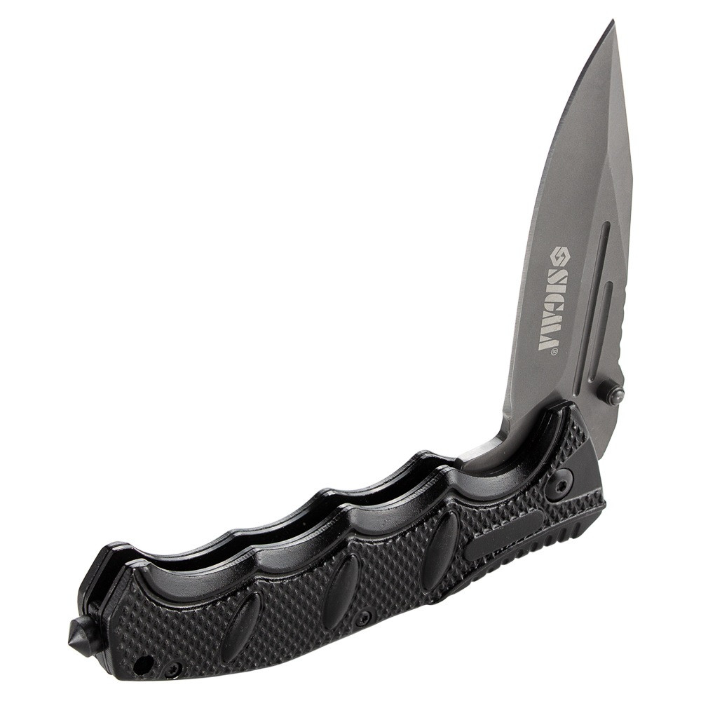 Sigma Нож раскладной 124мм (рукоятка алюминиевый сплав) SIGMA (4375851) Коломыя - изображение 8