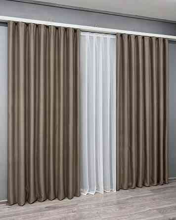 Комплект готовых штор VR-Textil Bagema Rvs № 2069ш Капучино 150х270 см 2 шт (33-1265) Киев