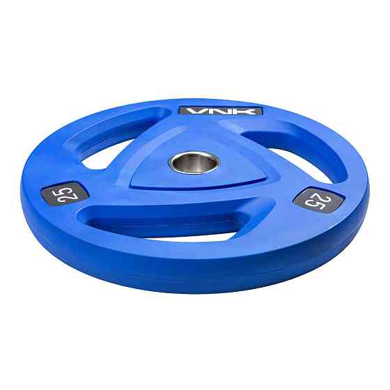 Спортивний диск для штанги VNK PRO професійний диск для фітнесу та силових тренувань 25 кг (1 шт) Київ