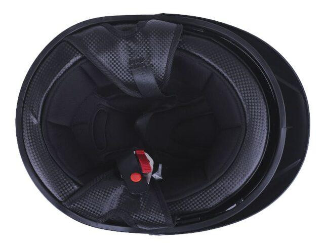 Шолом мотоциклетний MD-513-1, чорний глянсовий із чорним склом, size L Мукачево - фото 5