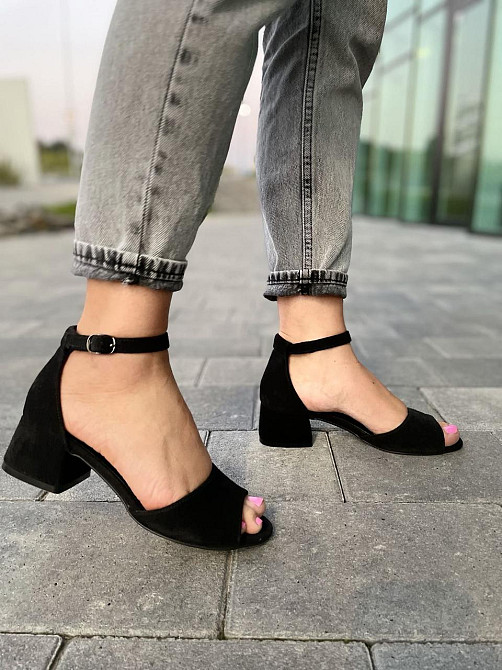 Nivelle Босоніжки жіночі NIVELLE 1468/4015-4053 чорні (літо, замша натуральна) (5011) Коломия - фото 5