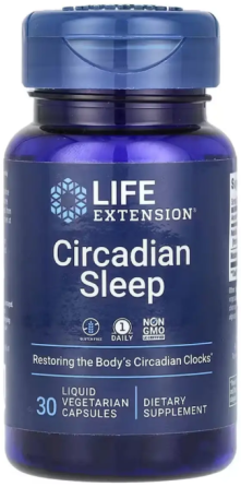Комплекс для поліпшення сну Life Extension Circadian Sleep 30 розт капс (До 06.26) Київ