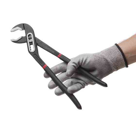 Кліщі сантехнічні 300 мм, коване залізо 40CrV, полив’яні двошарові рукоятки, STORM INTERTOOL NT-0162 Київ