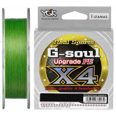 Шнур YGK G-Soul X4 Upgrade 150m 0.25/5lb Light Green (5545.00.96) Вінниця