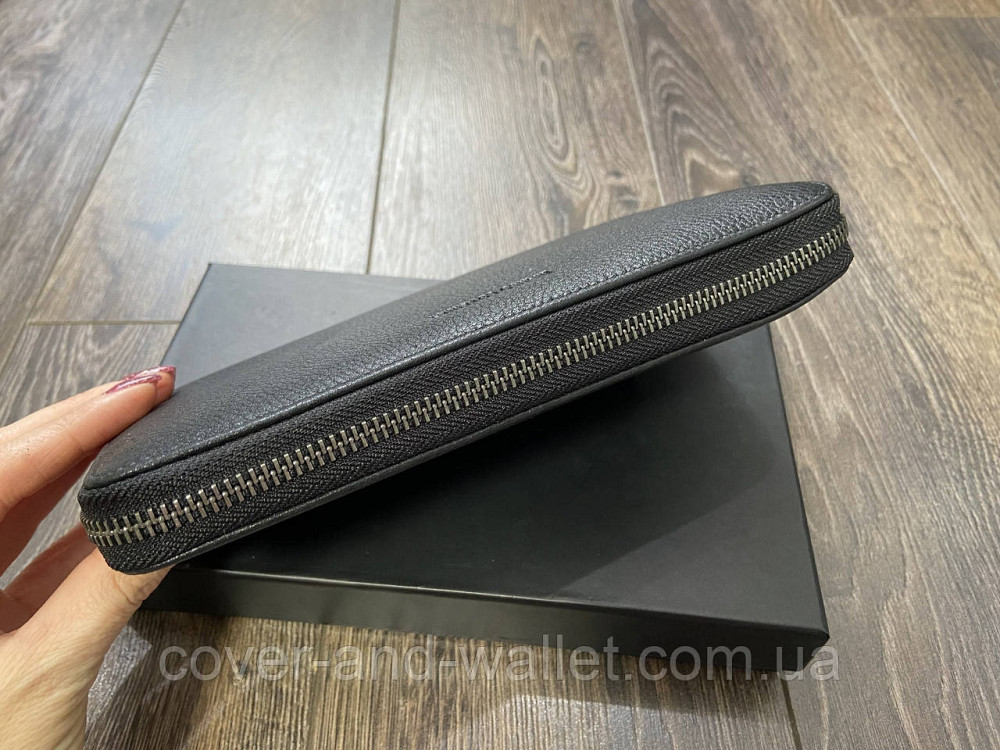 Элитный мужской кожаный кошелек-клатч на змейке Marco Coverna 5901Q Киев - изображение 8