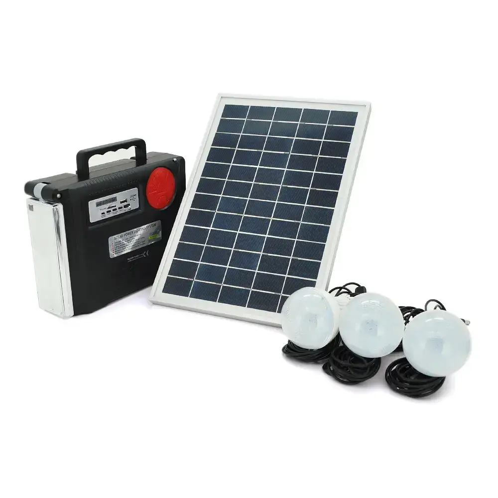 Зарядная станция Silver Toss ST1980 + солнечная панель + лампы  + фонарь Винница - изображение 1