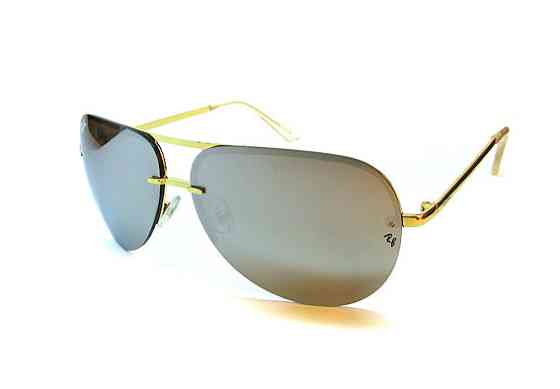 Окуляри сонцезахисні дзеркальні чоловічі Aviator Ray Ban Київ