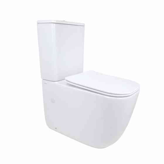 Унитаз напольный Qtap Aquarius Ultra Quiet 620×355×790 мм с сиденьем Soft-close, White QTAQAW27W49262 Киев