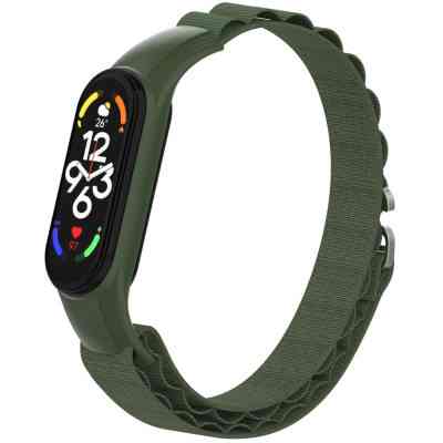 Ремінець до фітнес браслета Armorstandart AlpinaStyle Band для Xiaomi Mi Band 7/6/5/4 Green (ARM64988) Вінниця