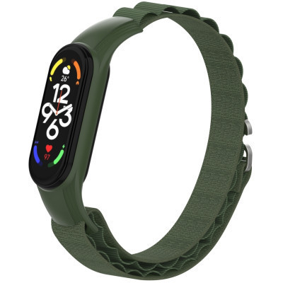 Ремінець до фітнес браслета Armorstandart AlpinaStyle Band для Xiaomi Mi Band 7/6/5/4 Green (ARM64988) Вінниця - фото 4