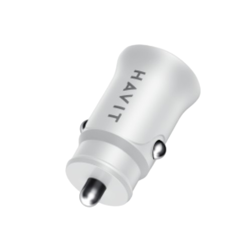 Автомобільний зарядний пристрій Havit HV-CC2022 USB+Type-C 20W білий Житомир