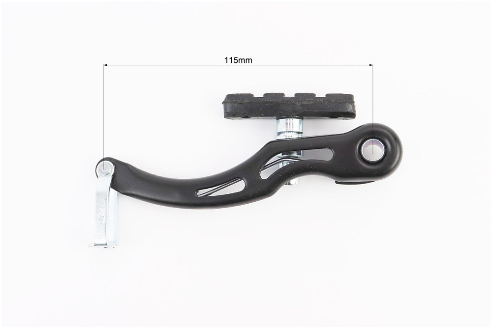 Гальмо V-brake 115мм (2 колеса) з ручками, тросами, чорне AL/ST Київ - фото 2