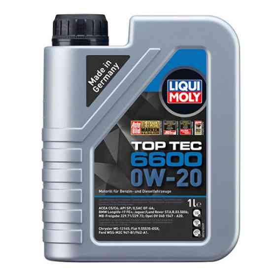 LIQUI MOLY НС-синтетична моторна олива - Top Tec 6600 0W-20 1л. Коломыя