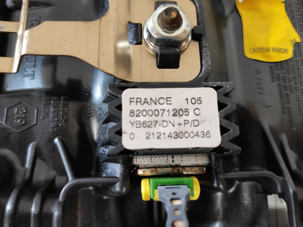 Подушка безпеки водія AirBag Renault Laguna II 2001-2007 (8200071205) Ковель - фото 1