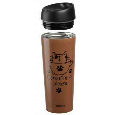 Термочашка Ardesto Coffee Time Cat 450 мл Mocco (AR2645DMM) Винница