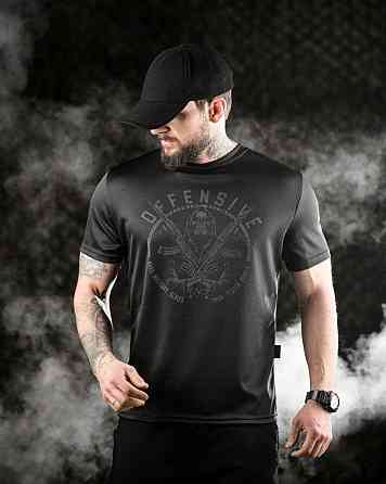 Тактична потовідвідна футболка Oblivion black Defensive ДЛ6588 Київ