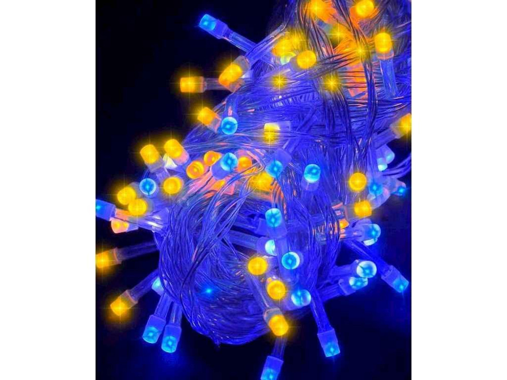 Гирлянда 300 LED сине-желтая, 15м 1130-26 ТМ КИТАЙ Solmir Киев - изображение 1