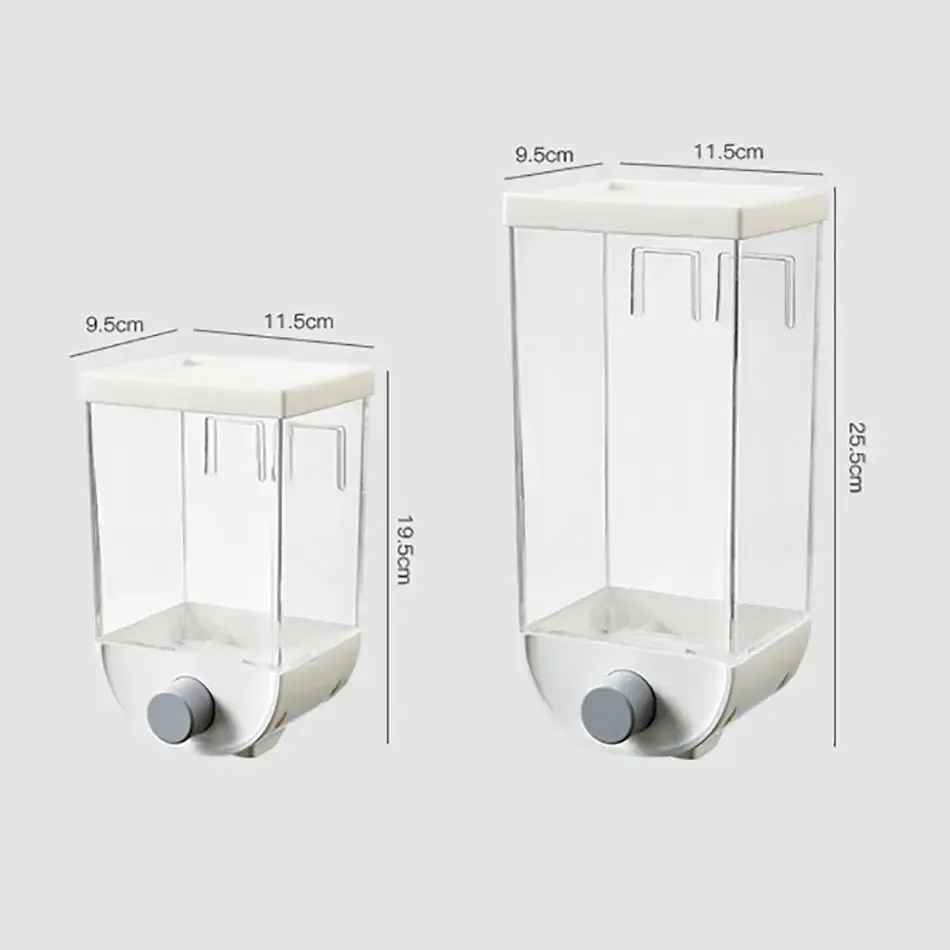 Диспенсер для сыпучих продуктов / Настенные органайзер для хранения AND128 BIG Коломия - фото 3