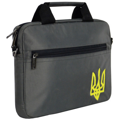 Сумка для ноутбука Porto 12'' PN12 TRIZUB DarkGreen (PN12GP_TRIZ) Винница - изображение 2