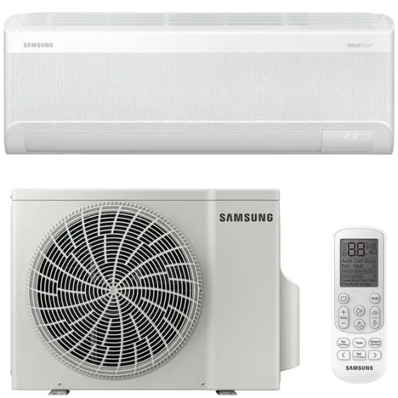 Кондиціонер Samsung NEW GEO WindFree 2025 на 25 кв, інверторний, настінний, спліт-система (AR60F09C1BWNUA) Харків