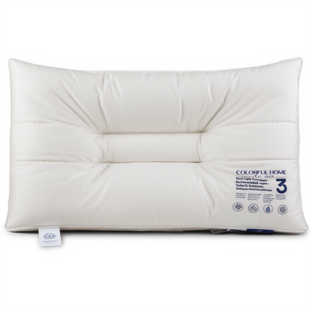 Подушка для сну ортопедична Colorful Home Eco Series 3 антимікробна Memory Foam 46x72 см біла Київ - фото 1