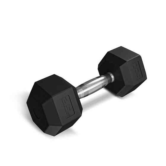 Гантеля шестигранна прогумована TX-025RD Trex Sport 2,5кг Киев