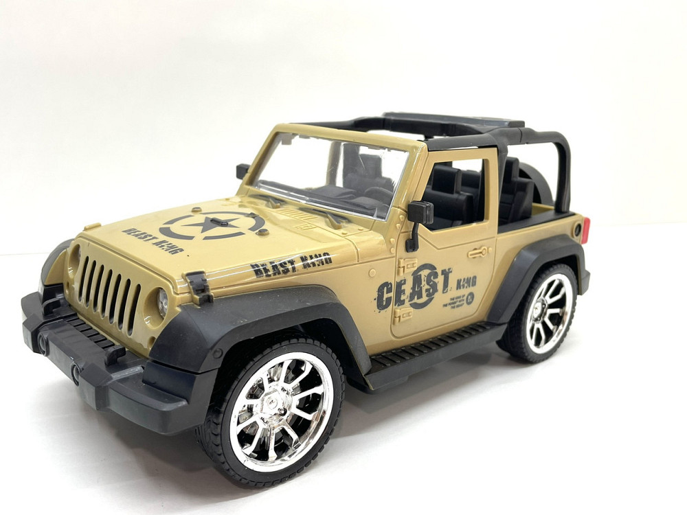 Джип позашляховик з гумовими колесами на радіокеруванні Коричневий (9088-6AD) Чернігів - фото 1