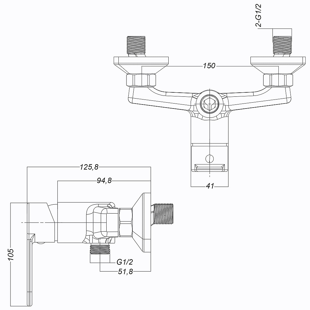 Змішувач для душу Globus Lux Dolly GLD-0105N Луцк - изображение 7