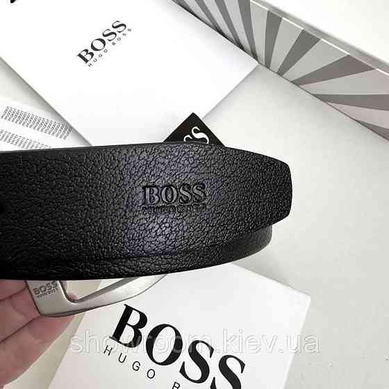 Мужской кожаный пояс Hugo Boss (215) Киев