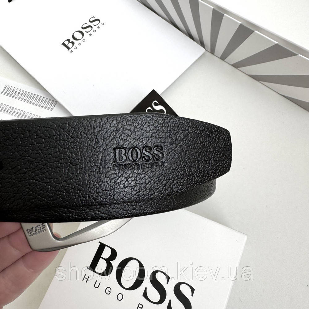 Мужской кожаный пояс Hugo Boss (215) Киев - изображение 2