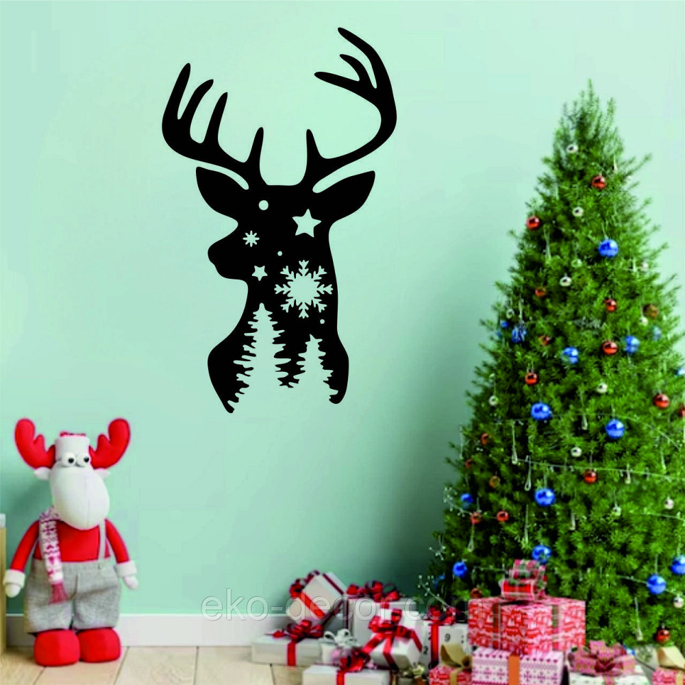 Декоративне настінне Панно «Олень», Декор на стіну Київ - фото 4