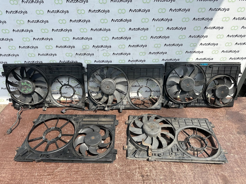 Дифузор радіатора з вентилятором VW Passat B6 1.9 tdi / 2.0 tdi 2005-2010 (1K0121207) Ковель - изображение 4