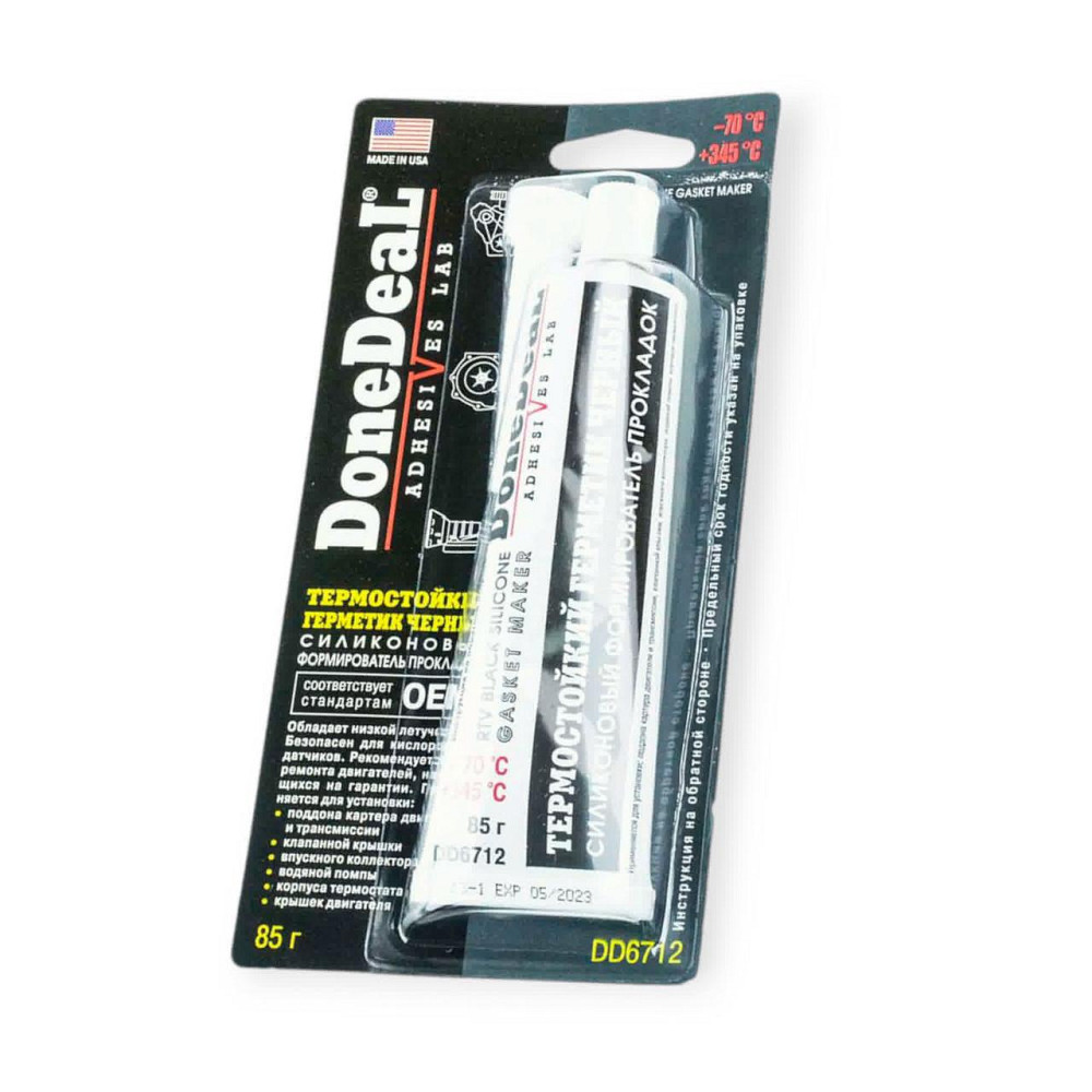 Герметик Done Deal 85 г великий, чорний Мукачево - фото 1