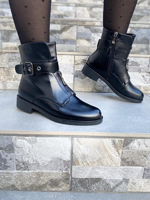 Жіночі черевики MOLO чорні еко-шкіра 36р. (2587) Коломия - фото 3