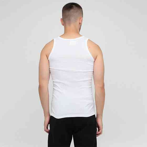 Майка мужская белая из хлопка Lans 11/002 3XL Киев