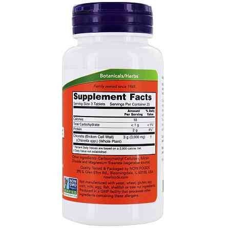 Хлорелла Now Foods Chlorella 1000 мг 60 таб Киев