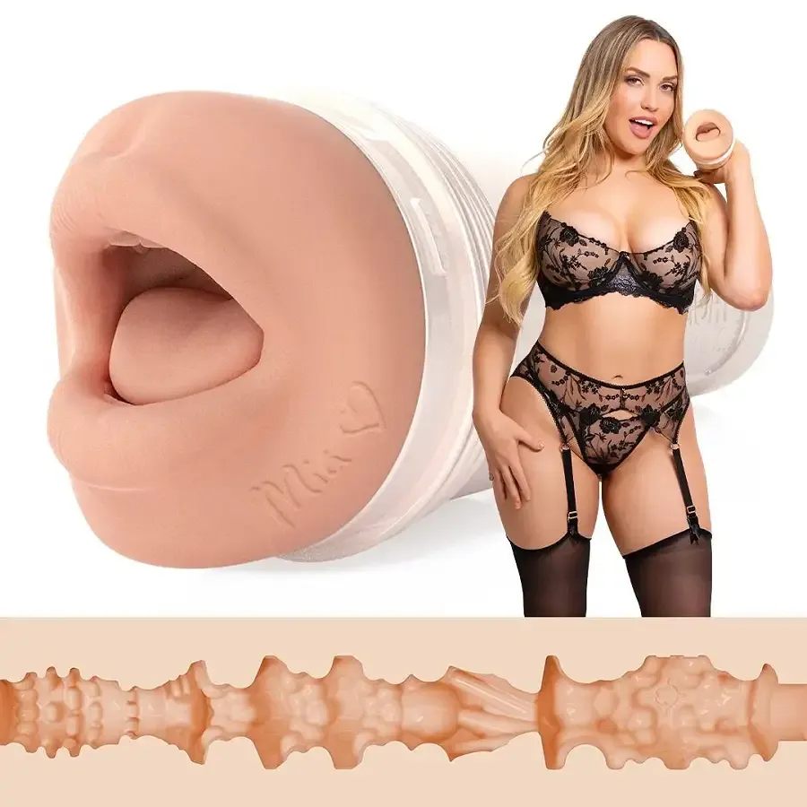 Мастурбатор-ротик Fleshlight Girls: Mia Malkova - Headshot, со слепка ротика, очень нежный Львов - изображение 1