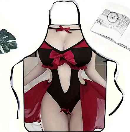 Фартух жіночий кухонний з малюнком жінки 80 на 60 см різнобарвний Київ