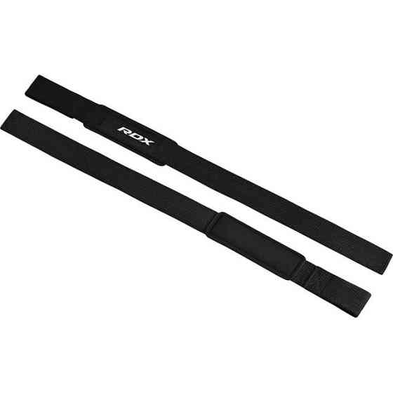Лямки для тяги RDX W1 Gym Single Strap Black Plus Каменское
