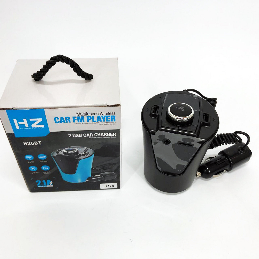 Универсальный fm-модулятор для автомобиля H26+BT BX6, Качественный фм модулятор, Блютуз VB-416 фм трансмиттер Киев - изображение 8
