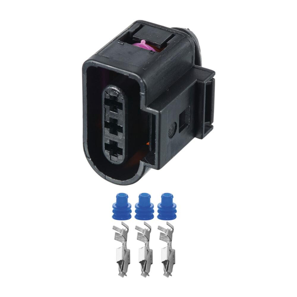 Роз'єм конектор 3-кон., 1717696-1, 1J0973723, 42034304212230 VAG Германия, Франция, Германия Audi, Bugatti, Porsche, Seat Київ - фото 1