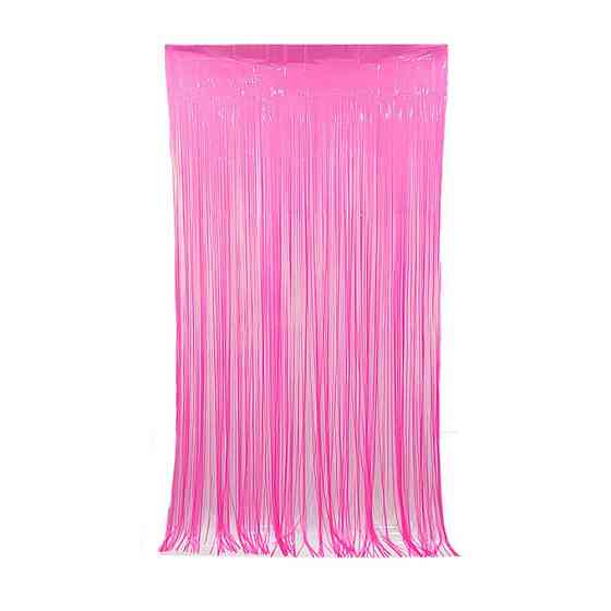 Дощик для фотозони флуоресцентний неоновий 2 м на 1 м рожевий Київ