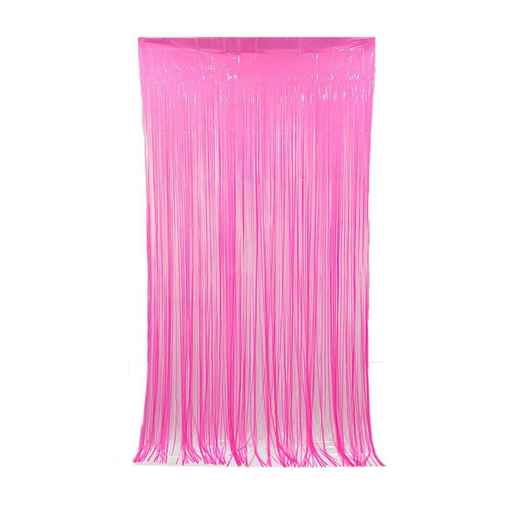 Дощик для фотозони флуоресцентний неоновий 2 м на 1 м рожевий Київ - фото 1